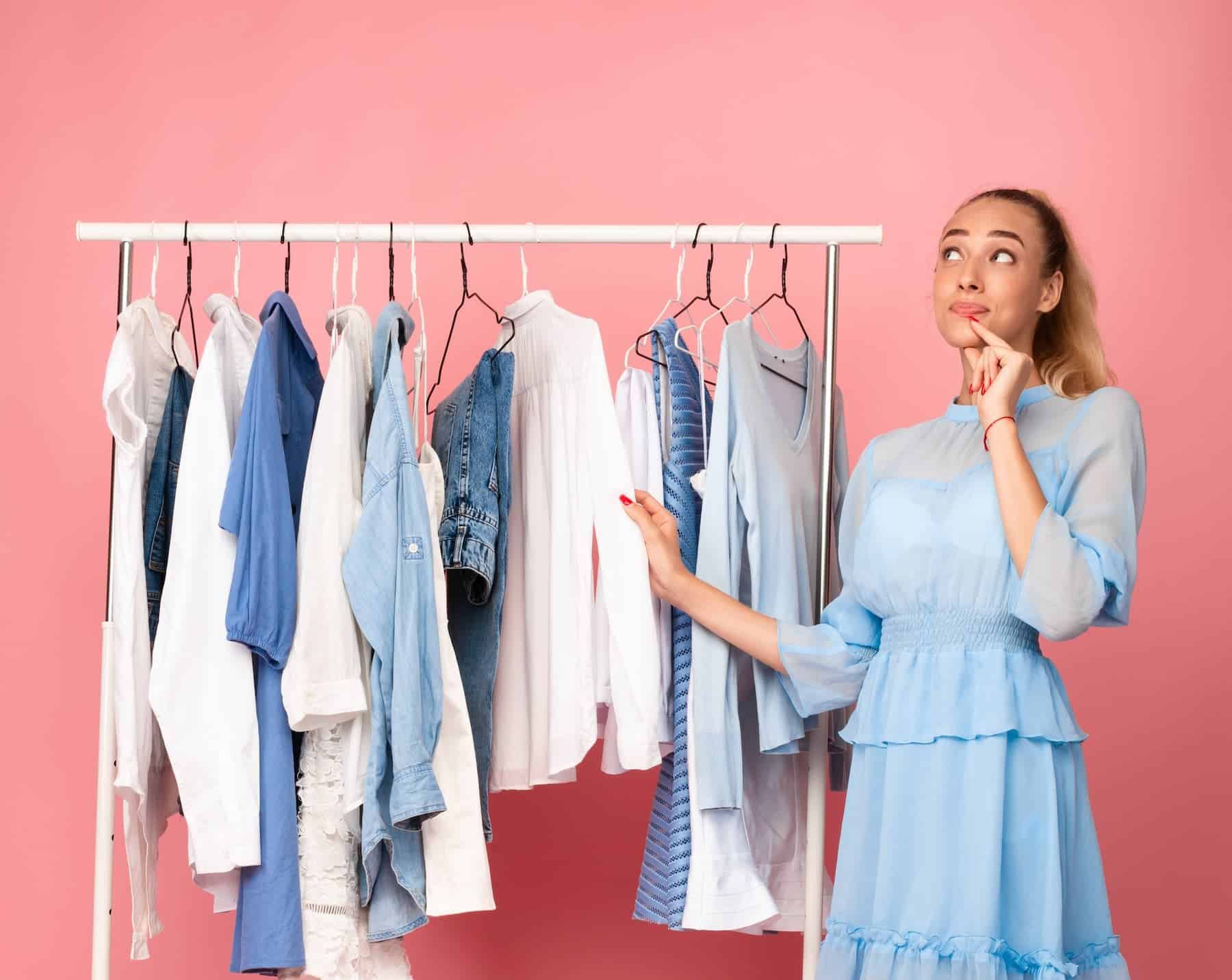 Choosing the right outfit: a glimpse into the daily struggle of deciding what to wear for work.