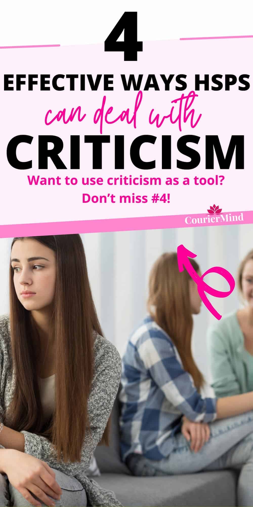 A young woman feeling left out by her friends, struggling to handle criticism as a highly sensitive person.