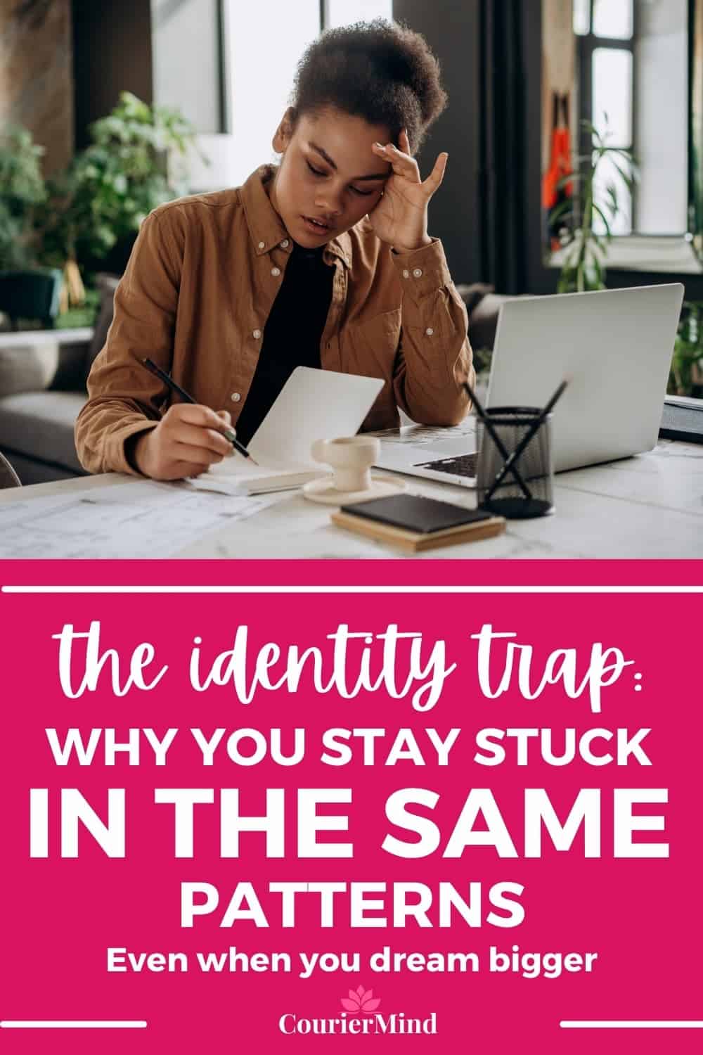 A young woman journals to break free from the identity trap that has hindered her from discovering her self-worth.