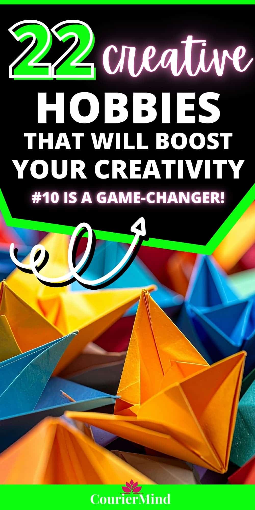 Assorted origami boats in vivid colors, perfect example of paper crafts as creative hobbies.