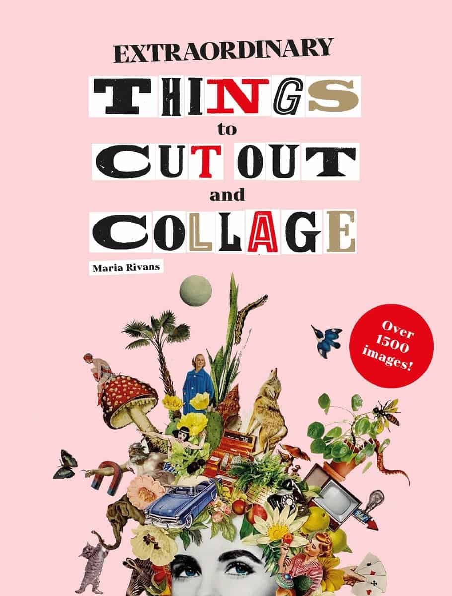 Cover image of Extraordinary Things to Cut Out and Collage by Maria Rivans.