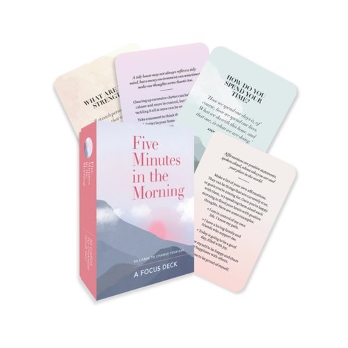 Five Minutes in the Morning cards product.