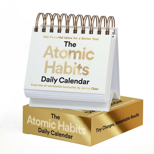 The Atomic Habits daily calendar product.